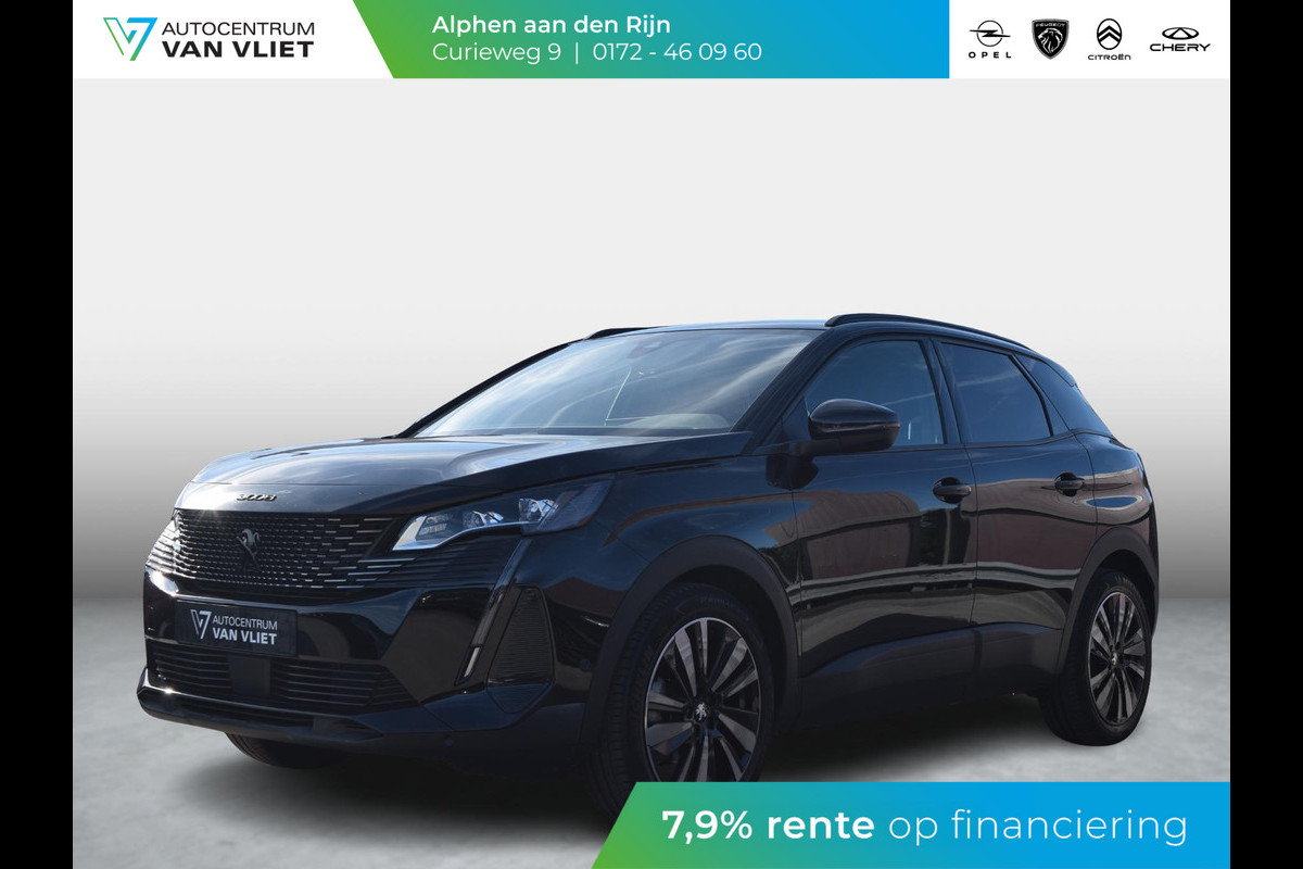 Peugeot 3008 1.2 PureTech GT | 130 PK | AUTOMAAT | ADAPTIVE CRUISE CONTROL | NAVI | PARKEERSENSOREN MET CAMERA | CLIMATE CONTROL |