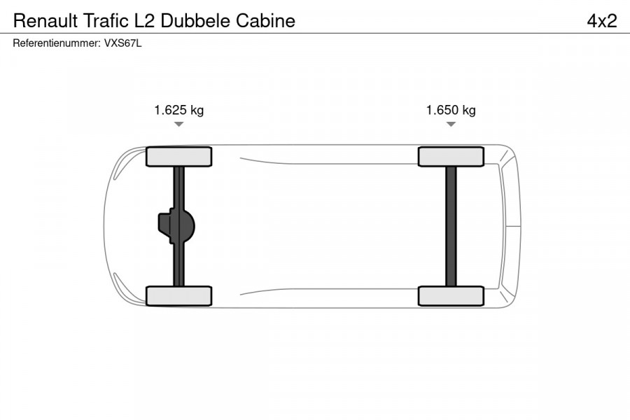 Renault Trafic L2 Dubbele Cabine