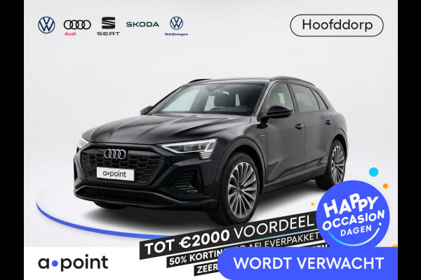 Audi Q8 e-tron 50 quattro S Edition 95 kWh 340pk | Parkeercamera | Elekt. verstelbare voorstoelen met geh. bestuurdersstoel | Stoelverwarming | Adaptive cruise controle | 21 inch Lichtmetalen velgen