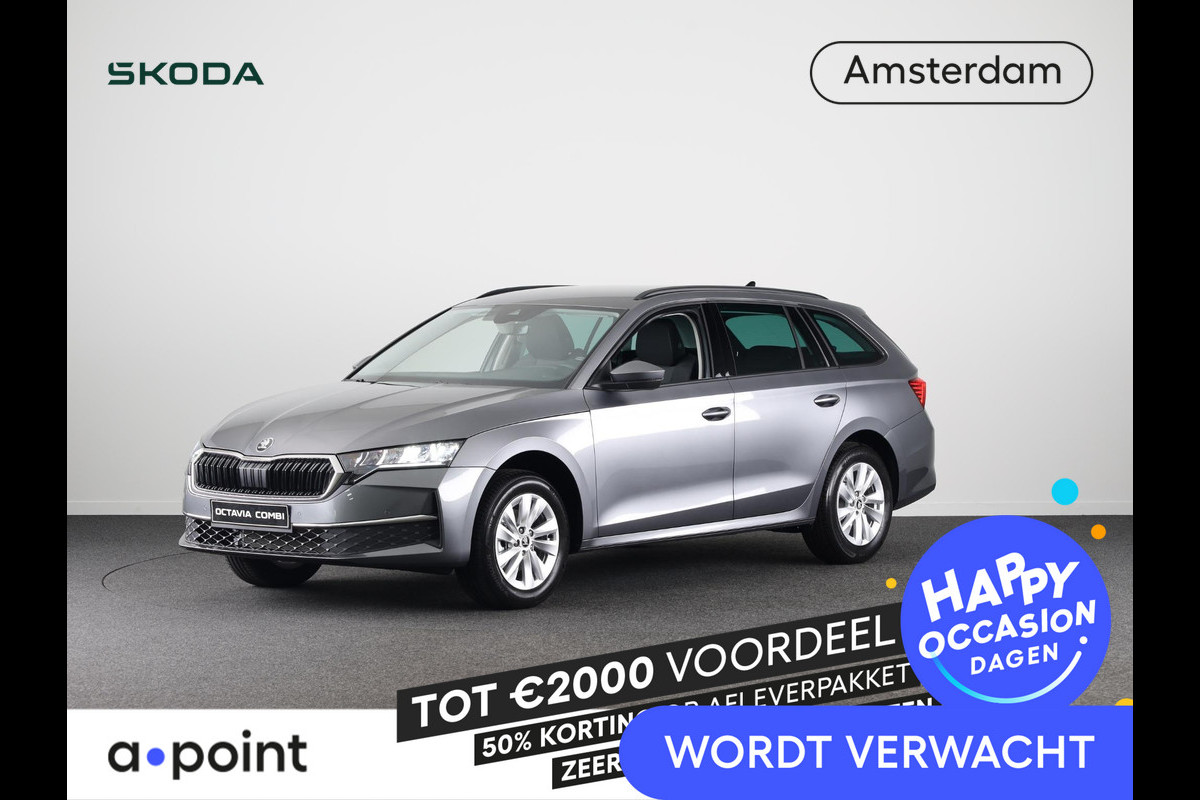 Škoda Octavia Combi 1.5 TSI MHEV First Edition 150pk | Trekhaak | Navigatie | Parkeercamera | Stoelverwarming | Verlengde garantie