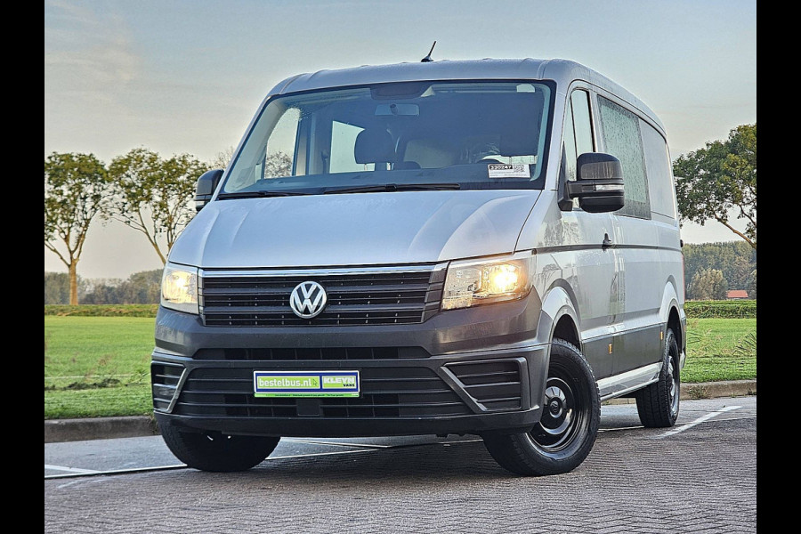Volkswagen Crafter 35 2.0TDI L3H2 Dubbele cabine 5p Cruise control, Airco, Carplay, Navi, Camera
