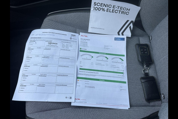 Renault Scénic E-Tech EV87 long range techno SOH 98% | STOEL + STUURVERWARMING | ELEK. STOEL | 13K KM! | ADAP. CRUISE | ACHTERUITRIJ CAMERA | APPLECARPLAY | ELEK. ACHTERKLEP | RIJKLAAR GELEVERD INCL. 12 MND BOVAG GARANTIE |