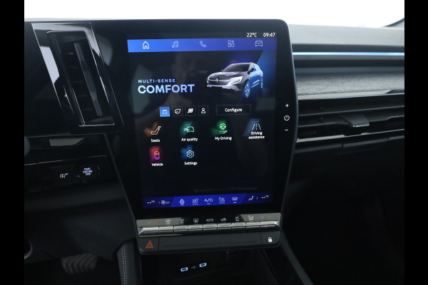 Renault Austral 1.3-158pk Mild Hybrid 160 X-Tronic 'Techno' AUTOMAAT ! Z.g.a.n. wagen ! Trekgewicht 1.800kg ! Autm. airco, adaptieve cruise control, keyless entry, navigatie, telefoonvoorb., LED verlichting, metallic lak, dodehoek assistent etc, etc.