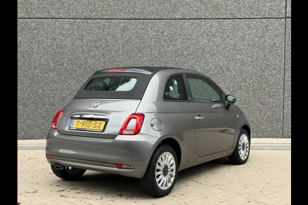 Fiat 500C 1.0 Hybrid Lounge (6-BAK, BLUETOOTH, MULTIMEDIA, PARKEERSENSOREN, CRUISE CONTROL, GOED ONDERHOUDEN, ETC!)