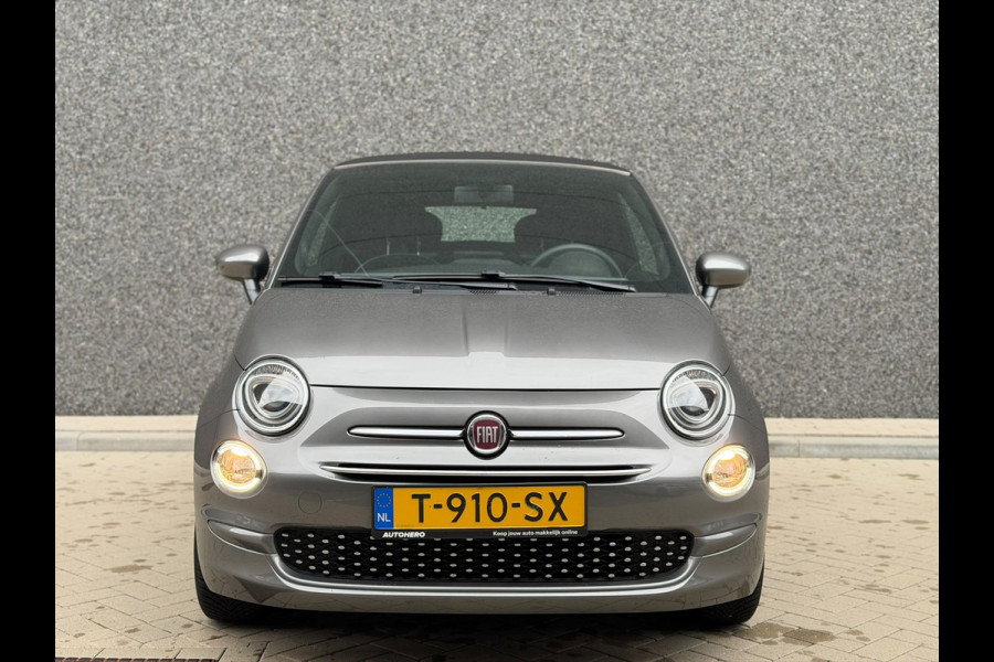 Fiat 500C 1.0 Hybrid Lounge (6-BAK, BLUETOOTH, MULTIMEDIA, PARKEERSENSOREN, CRUISE CONTROL, GOED ONDERHOUDEN, ETC!)