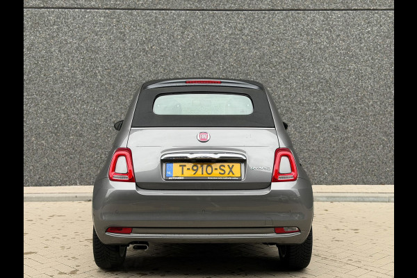 Fiat 500C 1.0 Hybrid Lounge (6-BAK, BLUETOOTH, MULTIMEDIA, PARKEERSENSOREN, CRUISE CONTROL, GOED ONDERHOUDEN, ETC!)
