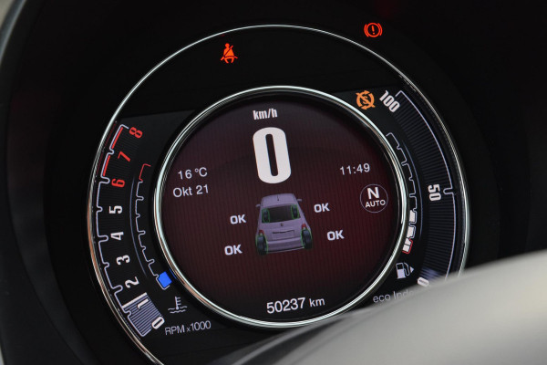 Fiat 500 80pk Turbo Lounge|Carplay|PDC|Clima|Cruise