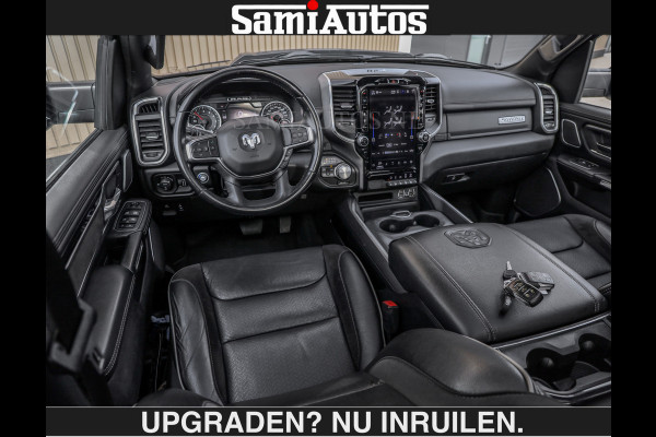 Dodge Ram SPORT 5.7 V8 402PK | €54950,- excl | LUCHTVERING | 2023 | PANODAK | GROOTSCHERM | DC | TOP KLEUR GRANITE | CREW CAB | DUBBELE CABINE | 5 PERSOONS |