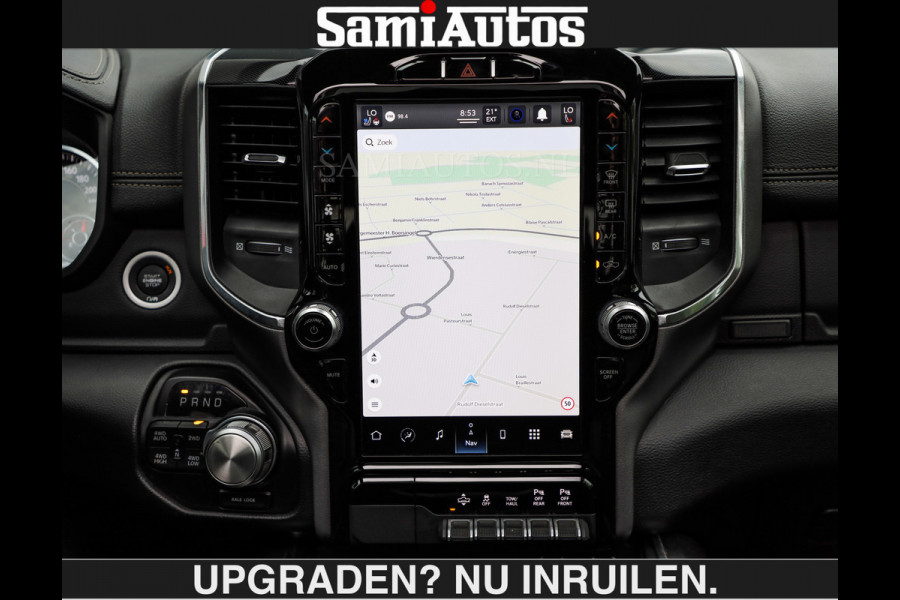 Dodge Ram SPORT 5.7 V8 402PK | €54950,- excl | LUCHTVERING | 2023 | PANODAK | GROOTSCHERM | DC | TOP KLEUR GRANITE | CREW CAB | DUBBELE CABINE | 5 PERSOONS |