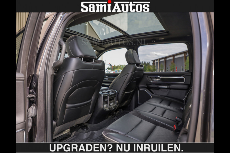 Dodge Ram SPORT 5.7 V8 402PK | €54950,- excl | LUCHTVERING | 2023 | PANODAK | GROOTSCHERM | DC | TOP KLEUR GRANITE | CREW CAB | DUBBELE CABINE | 5 PERSOONS |