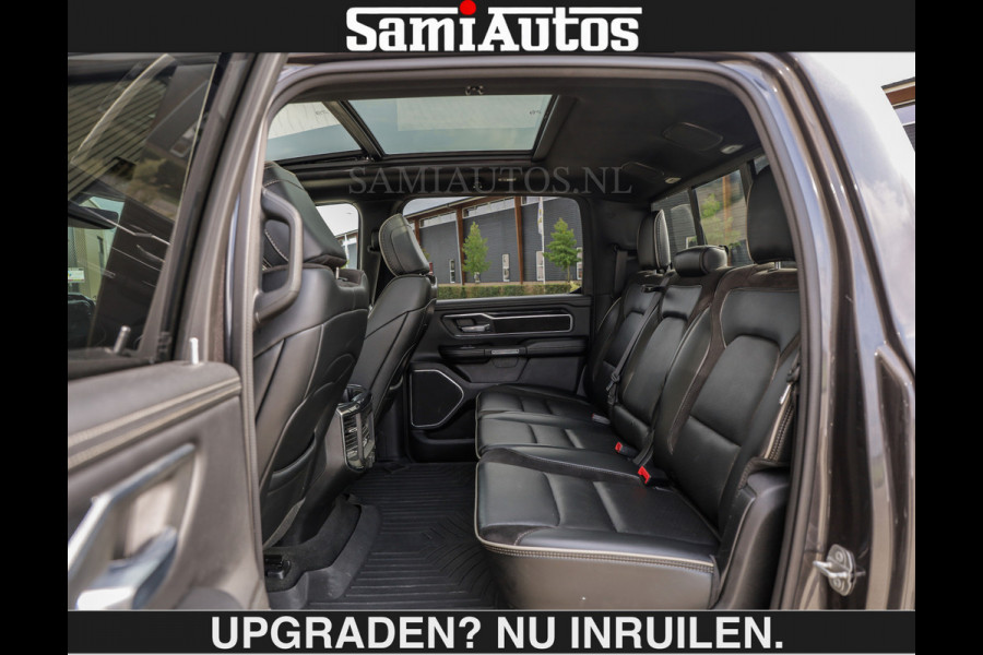 Dodge Ram SPORT 5.7 V8 402PK | €54950,- excl | LUCHTVERING | 2023 | PANODAK | GROOTSCHERM | DC | TOP KLEUR GRANITE | CREW CAB | DUBBELE CABINE | 5 PERSOONS |