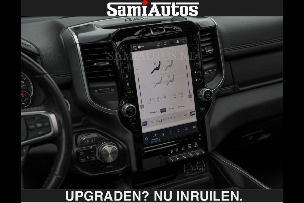 Dodge Ram SPORT 5.7 V8 402PK | €54950,- excl | LUCHTVERING | 2023 | PANODAK | GROOTSCHERM | DC | TOP KLEUR GRANITE | CREW CAB | DUBBELE CABINE | 5 PERSOONS |