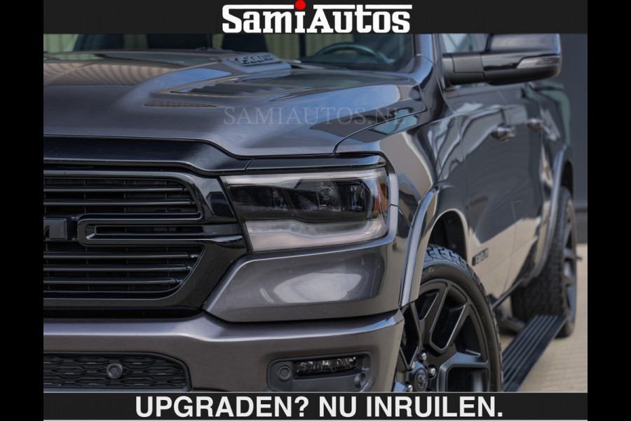 Dodge Ram SPORT 5.7 V8 402PK | €54950,- excl | LUCHTVERING | 2023 | PANODAK | GROOTSCHERM | DC | TOP KLEUR GRANITE | CREW CAB | DUBBELE CABINE | 5 PERSOONS |