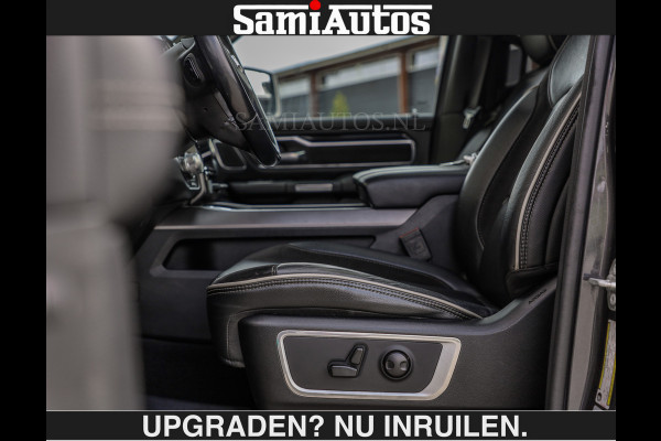 Dodge Ram SPORT 5.7 V8 402PK | €54950,- excl | LUCHTVERING | 2023 | PANODAK | GROOTSCHERM | DC | TOP KLEUR GRANITE | CREW CAB | DUBBELE CABINE | 5 PERSOONS |
