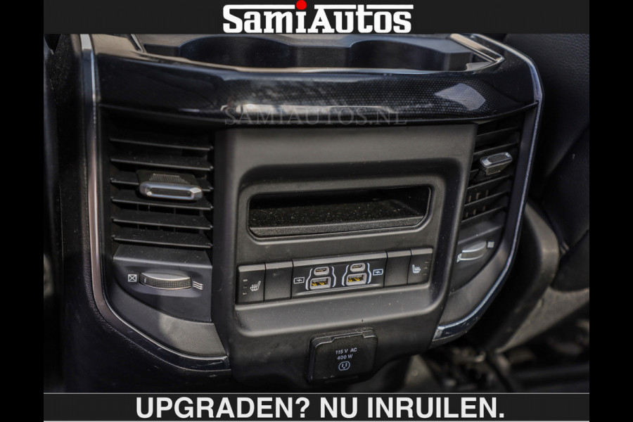 Dodge Ram SPORT 5.7 V8 402PK | €54950,- excl | LUCHTVERING | 2023 | PANODAK | GROOTSCHERM | DC | TOP KLEUR GRANITE | CREW CAB | DUBBELE CABINE | 5 PERSOONS |