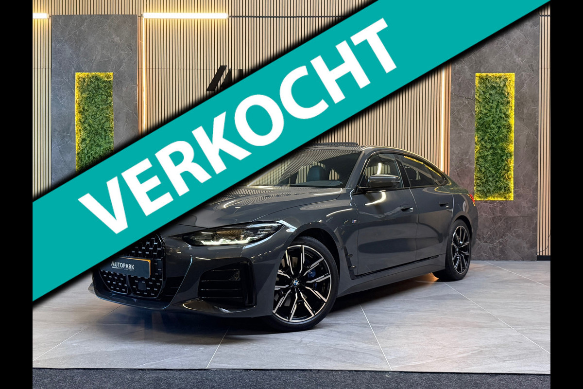 BMW 4 Serie Gran Coupé 420i Business Edition Plus M-SPORT|DAK|SFEERVERLICHTING|DEALER ONDERHOUDEN|LEDER|CAMERA|