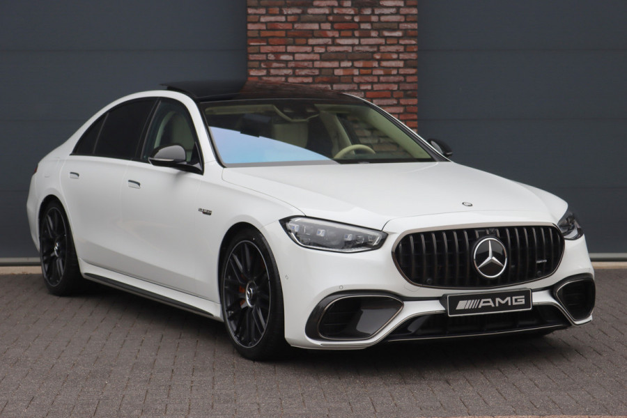 Mercedes-Benz S-Klasse AMG 63 S E Performance | 802pk | Keramisch | Manufaktur | Carbon  | Achterasbesturing | Kuitmassage | Stoelventilatie | Vlakkenverwarming | Burmester | Distronic+ | Entertainment Achter |