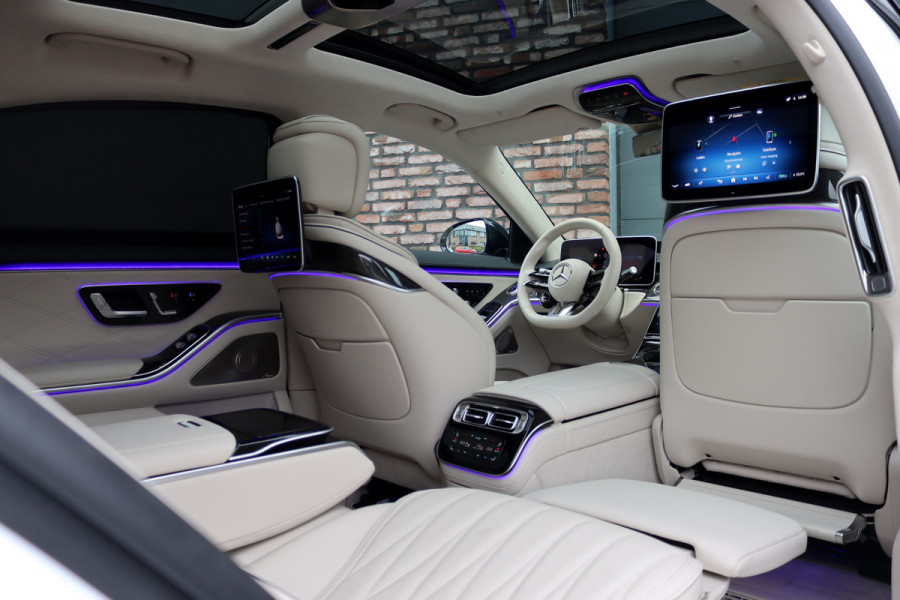 Mercedes-Benz S-Klasse AMG 63 S E Performance | 802pk | Keramisch | Manufaktur | Carbon  | Achterasbesturing | Kuitmassage | Stoelventilatie | Vlakkenverwarming | Burmester | Distronic+ | Entertainment Achter |
