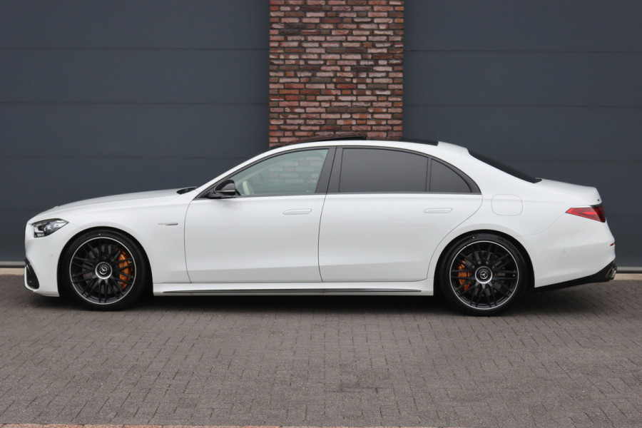 Mercedes-Benz S-Klasse AMG 63 S E Performance | 802pk | Keramisch | Manufaktur | Carbon  | Achterasbesturing | Kuitmassage | Stoelventilatie | Vlakkenverwarming | Burmester | Distronic+ | Entertainment Achter |
