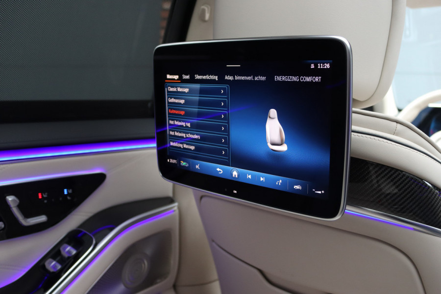 Mercedes-Benz S-Klasse AMG 63 S E Performance | 802pk | Keramisch | Manufaktur | Carbon  | Achterasbesturing | Kuitmassage | Stoelventilatie | Vlakkenverwarming | Burmester | Distronic+ | Entertainment Achter |