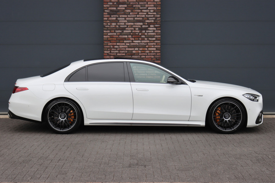 Mercedes-Benz S-Klasse AMG 63 S E Performance | 802pk | Keramisch | Manufaktur | Carbon  | Achterasbesturing | Kuitmassage | Stoelventilatie | Vlakkenverwarming | Burmester | Distronic+ | Entertainment Achter |