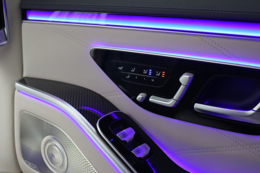 Mercedes-Benz S-Klasse AMG 63 S E Performance | 802pk | Keramisch | Manufaktur | Carbon  | Achterasbesturing | Kuitmassage | Stoelventilatie | Vlakkenverwarming | Burmester | Distronic+ | Entertainment Achter |