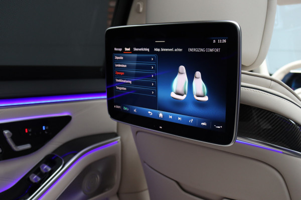 Mercedes-Benz S-Klasse AMG 63 S E Performance | 802pk | Keramisch | Manufaktur | Carbon  | Achterasbesturing | Kuitmassage | Stoelventilatie | Vlakkenverwarming | Burmester | Distronic+ | Entertainment Achter |