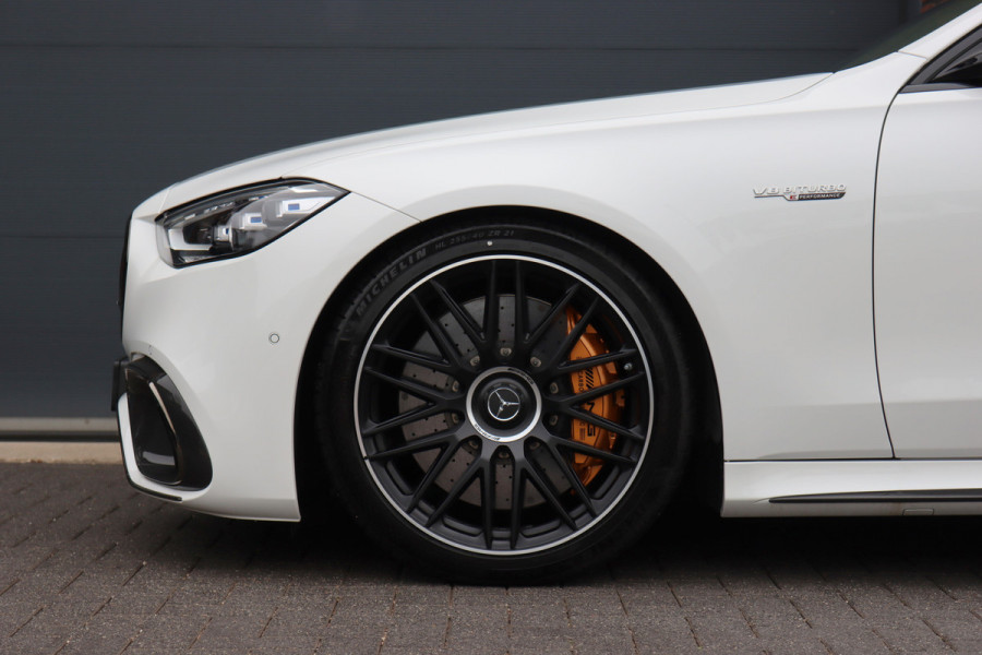 Mercedes-Benz S-Klasse AMG 63 S E Performance | 802pk | Keramisch | Manufaktur | Carbon  | Achterasbesturing | Kuitmassage | Stoelventilatie | Vlakkenverwarming | Burmester | Distronic+ | Entertainment Achter |