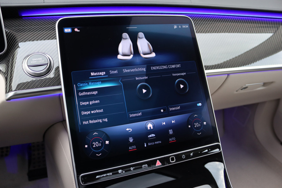 Mercedes-Benz S-Klasse AMG 63 S E Performance | 802pk | Keramisch | Manufaktur | Carbon  | Achterasbesturing | Kuitmassage | Stoelventilatie | Vlakkenverwarming | Burmester | Distronic+ | Entertainment Achter |