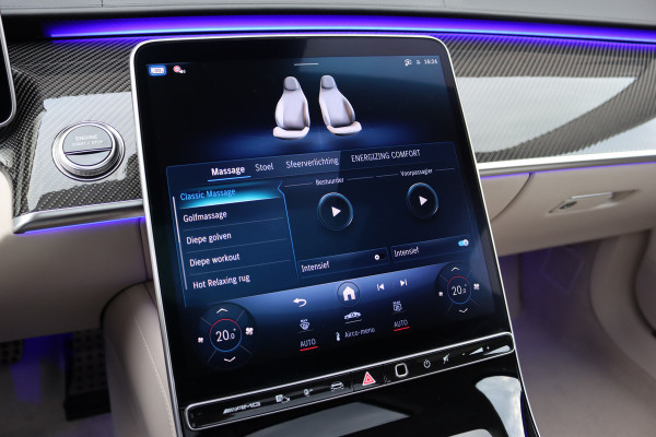 Mercedes-Benz S-Klasse AMG 63 S E Performance | 802pk | Keramisch | Manufaktur | Carbon  | Achterasbesturing | Kuitmassage | Stoelventilatie | Vlakkenverwarming | Burmester | Distronic+ | Entertainment Achter |