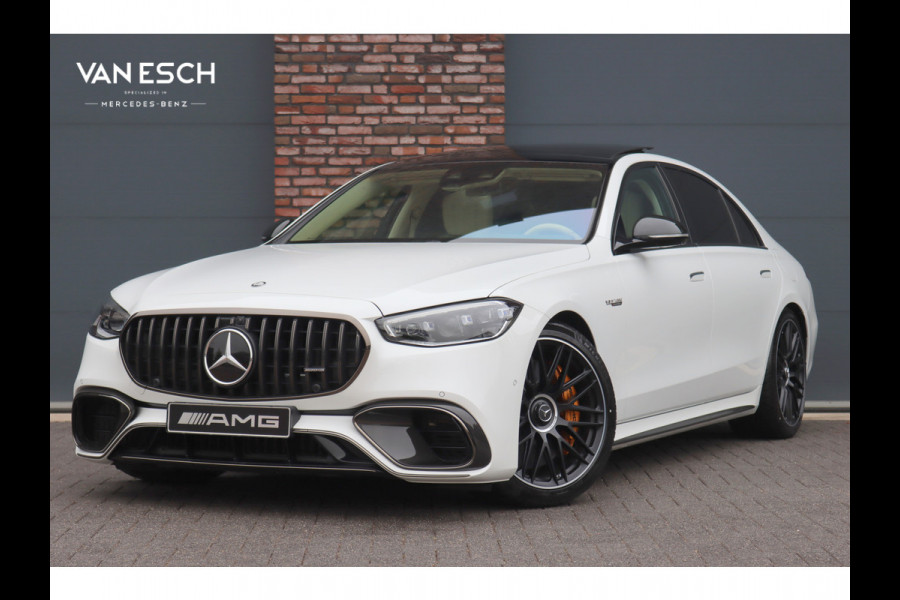 Mercedes-Benz S-Klasse AMG 63 S E Performance | 802pk | Keramisch | Manufaktur | Carbon  | Achterasbesturing | Kuitmassage | Stoelventilatie | Vlakkenverwarming | Burmester | Distronic+ | Entertainment Achter |