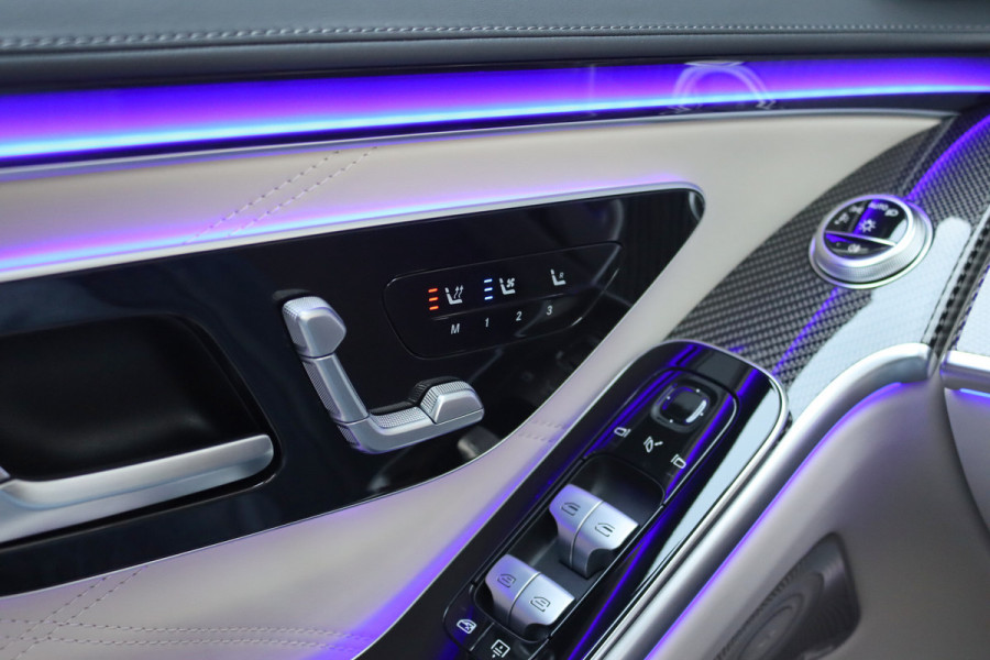 Mercedes-Benz S-Klasse AMG 63 S E Performance | 802pk | Keramisch | Manufaktur | Carbon  | Achterasbesturing | Kuitmassage | Stoelventilatie | Vlakkenverwarming | Burmester | Distronic+ | Entertainment Achter |