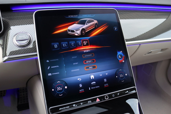 Mercedes-Benz S-Klasse AMG 63 S E Performance | 802pk | Keramisch | Manufaktur | Carbon  | Achterasbesturing | Kuitmassage | Stoelventilatie | Vlakkenverwarming | Burmester | Distronic+ | Entertainment Achter |