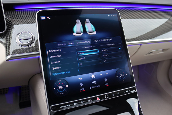 Mercedes-Benz S-Klasse AMG 63 S E Performance | 802pk | Keramisch | Manufaktur | Carbon  | Achterasbesturing | Kuitmassage | Stoelventilatie | Vlakkenverwarming | Burmester | Distronic+ | Entertainment Achter |