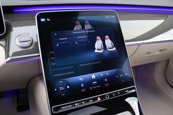 Mercedes-Benz S-Klasse AMG 63 S E Performance | 802pk | Keramisch | Manufaktur | Carbon  | Achterasbesturing | Kuitmassage | Stoelventilatie | Vlakkenverwarming | Burmester | Distronic+ | Entertainment Achter |