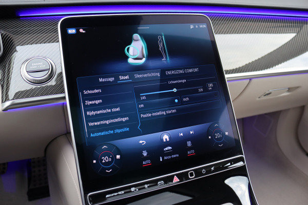 Mercedes-Benz S-Klasse AMG 63 S E Performance | 802pk | Keramisch | Manufaktur | Carbon  | Achterasbesturing | Kuitmassage | Stoelventilatie | Vlakkenverwarming | Burmester | Distronic+ | Entertainment Achter |