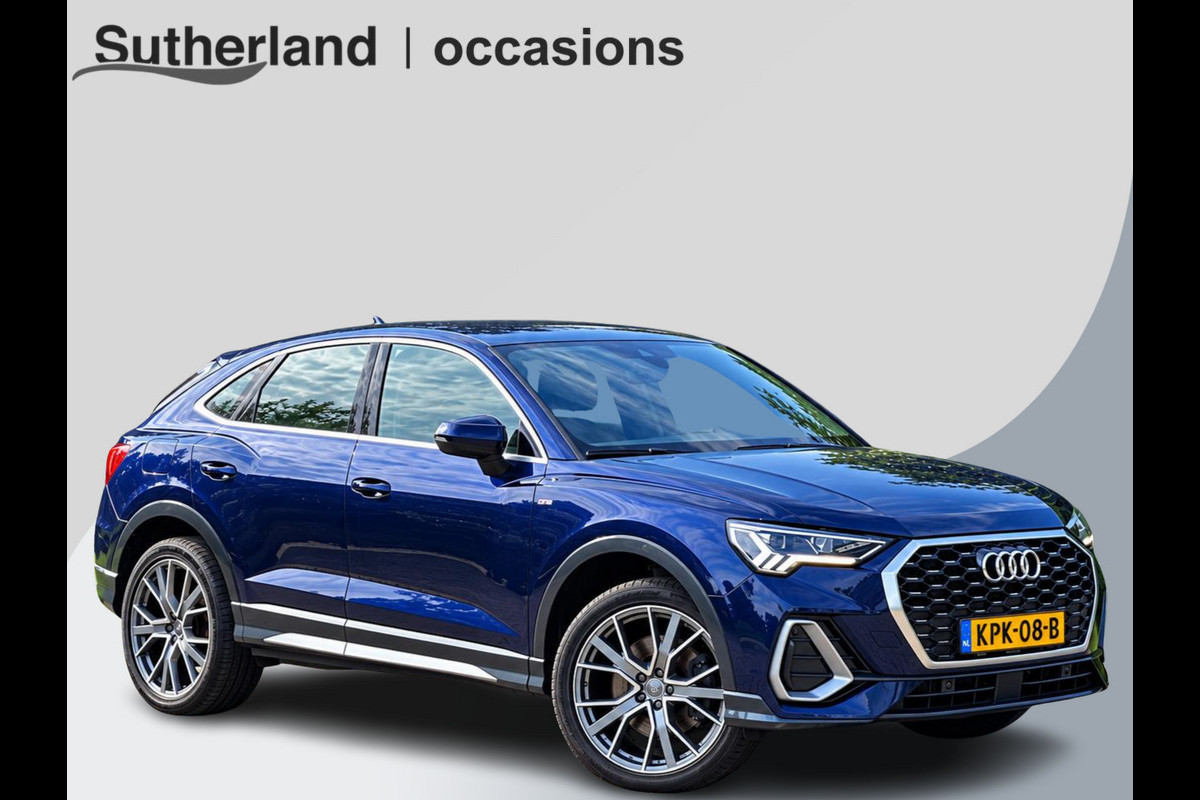 Audi Q3 Sportback 45 TFSI e S Line 245 PK | S-line | Elektrische Klep | Lederen bekleding | SOH 91,0% | Audi Sporten Velgen |  Stoelverwarming | Camera | LED | DAB | Virtual Cockpit |
