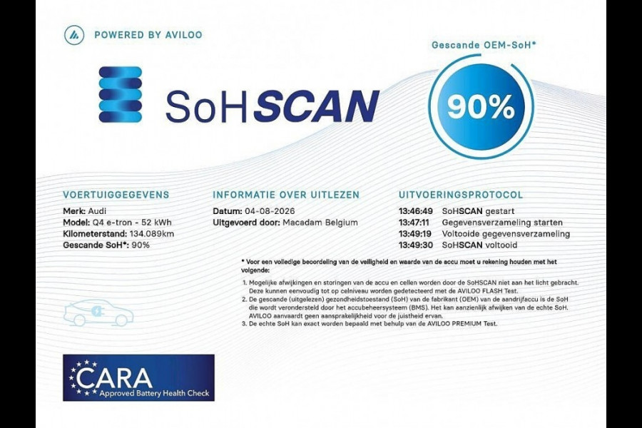Audi Q4 Sportback e-tron 35 Advanced Edition 55 kWh -SOH90%-LEER-PANO-LED-CAM-