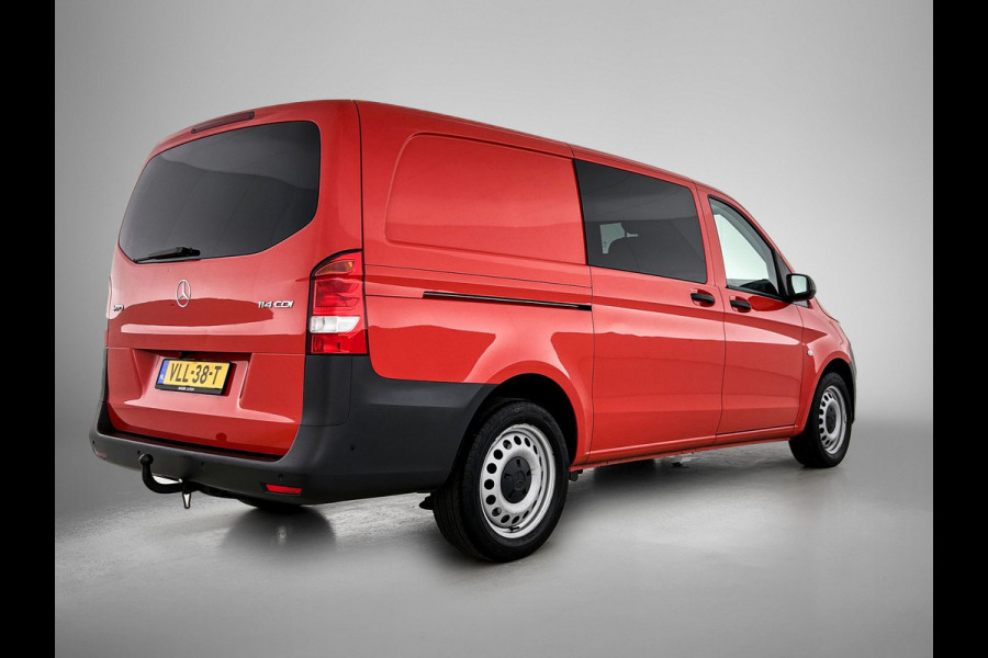 Mercedes-Benz Vito 114 CDI Automaat 136PK / Euro 6 / 2x Schuifdeur / Airco-ecc./ Pdc+Camera / Cruise-ctr. / Trekhaak / Apk nieuw