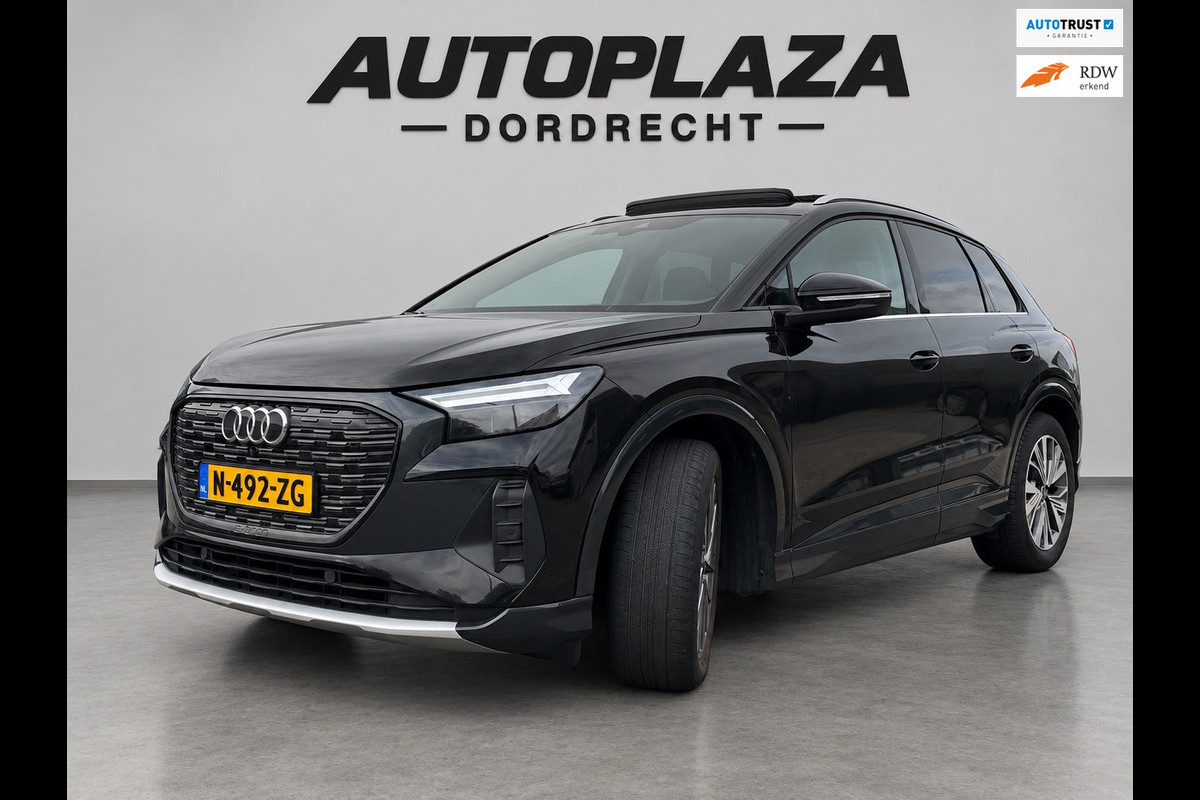 Audi Q4 e-tron 40 Launch edition Advanced Plus 77 kWh SOH 87%|STOELVERW|PANORAMADAK