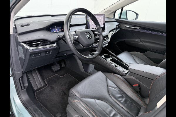 Škoda ENYAQ iV 80 204PK SOH 90% Leder Panoramadak 21" Lmv Stuurverwarming Camera Keyless entry Apple Carplay Android Auto Ecc Pdc P-Assist Cruise Control Draadloze telefoonlader Privacy Glas 1e Eigenaar Dealeronderhouden Origineel Nederlandse Auto