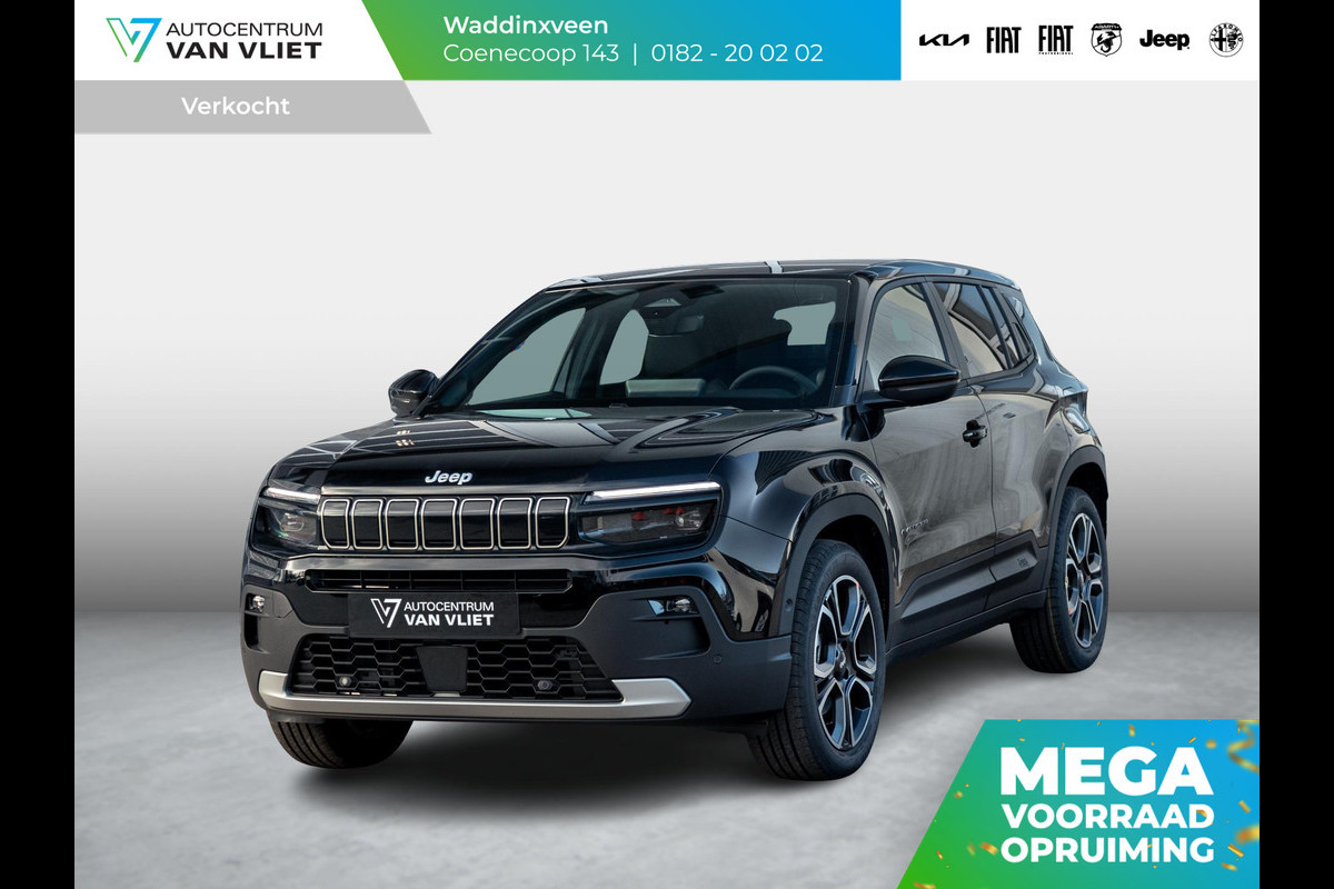 Jeep Avenger Summit 54 kWh | Uit voorraad leverbaar | Schuif/Kanteldak | Winter Pack | Infotainment&Convenience Pack | Warmtepomp