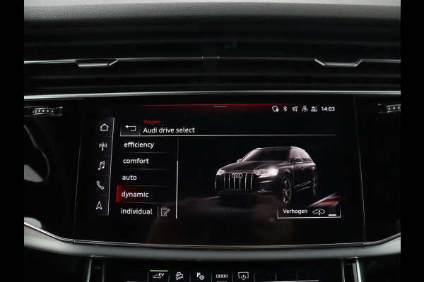 Audi Q7 55 TFSI e Quattro Pro Line S-Line | SOH 92.0% | Panoramadak | Leder/alcantara | Adaptive cruise | 360 camera | Bang & Olufsen | Memory | Stoelverwarming | Luchtvering | Carplay