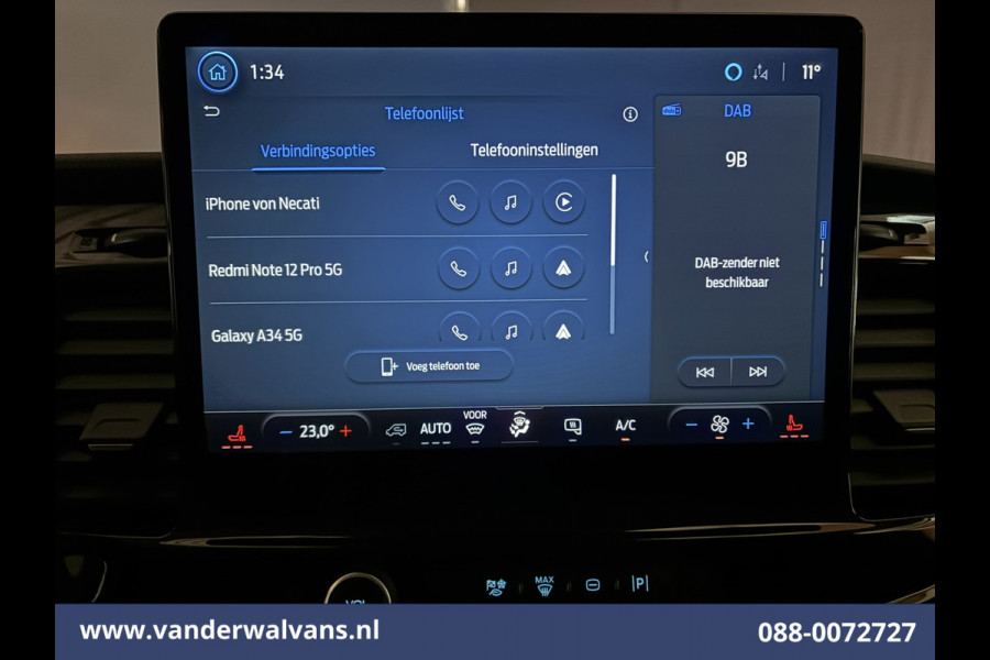 Ford Transit 2.0 TDCI 130pk L3H2 Nieuw Model Euro6 Airco | Camera | XL Navigatie | Apple Carplay | Cruisecontrol Android Auto, Stoelverwarming, Verwarmde Voorruit, 270 Graden Achterdeuren, Parkeersensoren, Bijrijdersbank