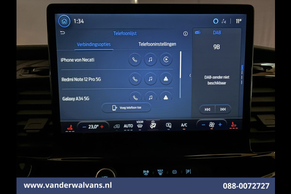 Ford Transit 2.0 TDCI 130pk L3H2 Nieuw Model Euro6 Airco | Camera | XL Navigatie | Apple Carplay | Cruisecontrol Android Auto, Stoelverwarming, Verwarmde Voorruit, 270 Graden Achterdeuren, Parkeersensoren, Bijrijdersbank