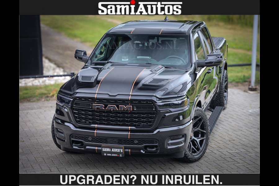 Dodge Ram LIMITED SPORT H.O 540 PK | €84950,- excl | Massage + Full Option | De Meest Luxe en Volle Pick-Up in zijn Klasse | Comfortabele Dubbele Cabine met Royale 5 Zitplaatsen | BPM vrij | Nu Leverbaar uit Voorraad | Voorraad Nr 2355 - 5149 | De specialist in Amerikaanse pick‑ups in Nederland en Europa.