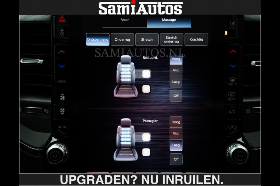 Dodge Ram LIMITED SPORT H.O 540 PK | €84950,- excl | Massage + Full Option | De Meest Luxe en Volle Pick-Up in zijn Klasse | Comfortabele Dubbele Cabine met Royale 5 Zitplaatsen | BPM vrij | Nu Leverbaar uit Voorraad | Voorraad Nr 2355 - 5149 | De specialist in Amerikaanse pick‑ups in Nederland en Europa.