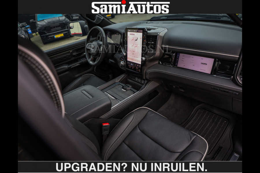 Dodge Ram LIMITED SPORT H.O 540 PK | €84950,- excl | Massage + Full Option | De Meest Luxe en Volle Pick-Up in zijn Klasse | Comfortabele Dubbele Cabine met Royale 5 Zitplaatsen | BPM vrij | Nu Leverbaar uit Voorraad | Voorraad Nr 2355 - 5149 | De specialist in Amerikaanse pick‑ups in Nederland en Europa.