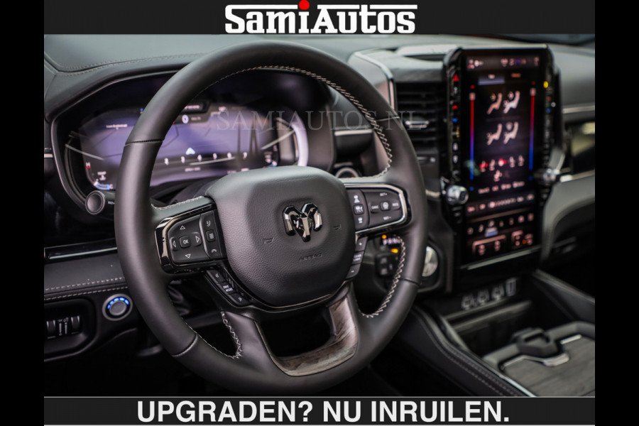 Dodge Ram LIMITED SPORT H.O 540 PK | €84950,- excl | Massage + Full Option | De Meest Luxe en Volle Pick-Up in zijn Klasse | Comfortabele Dubbele Cabine met Royale 5 Zitplaatsen | BPM vrij | Nu Leverbaar uit Voorraad | Voorraad Nr 2355 - 5149 | De specialist in Amerikaanse pick‑ups in Nederland en Europa.
