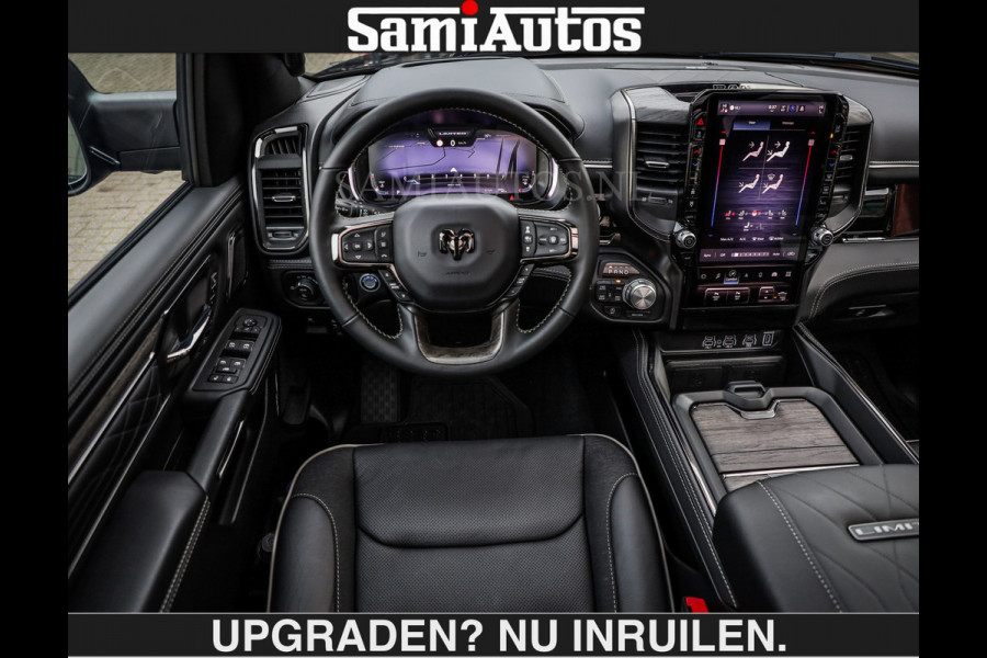 Dodge Ram LIMITED SPORT H.O 540 PK | €84950,- excl | Massage + Full Option | De Meest Luxe en Volle Pick-Up in zijn Klasse | Comfortabele Dubbele Cabine met Royale 5 Zitplaatsen | BPM vrij | Nu Leverbaar uit Voorraad | Voorraad Nr 2355 - 5149 | De specialist in Amerikaanse pick‑ups in Nederland en Europa.